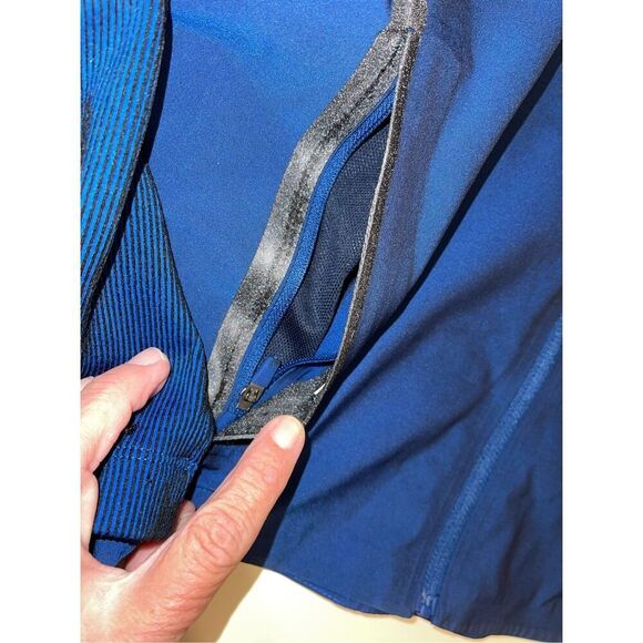 Nike Flex Womens S Olympic Team USA Running Jacket Lightweight Blue Reflective A - Picture 2 of 7